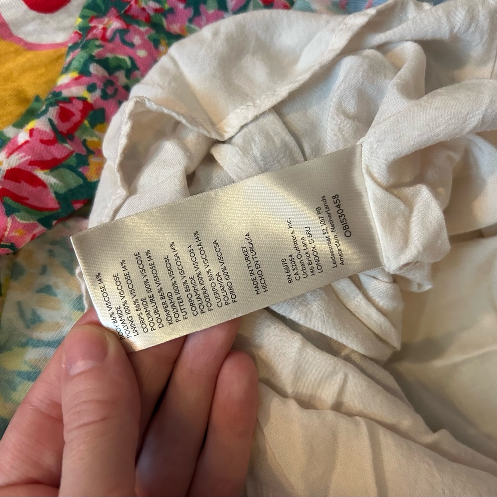 Anthropologie Multicolor One-Shoulder Dress - Picture 10 of 11